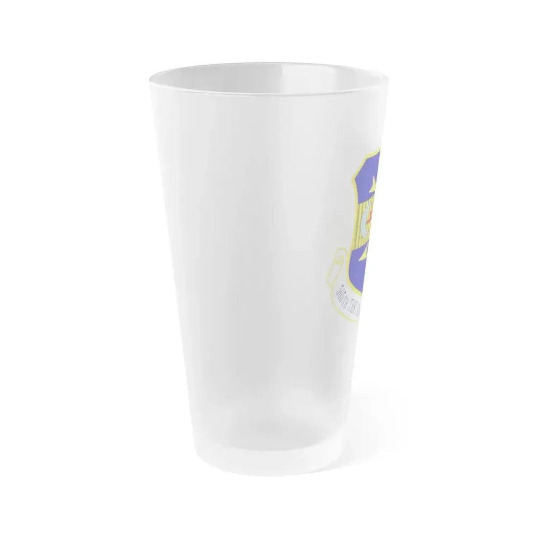 505th Test and Evaluation Group (U.S. Air Force) Frosted Pint Glass 16oz - Go Mug Yourself