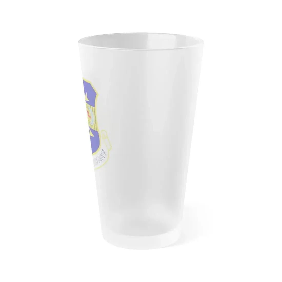 505th Test and Evaluation Group (U.S. Air Force) Frosted Pint Glass 16oz - Go Mug Yourself