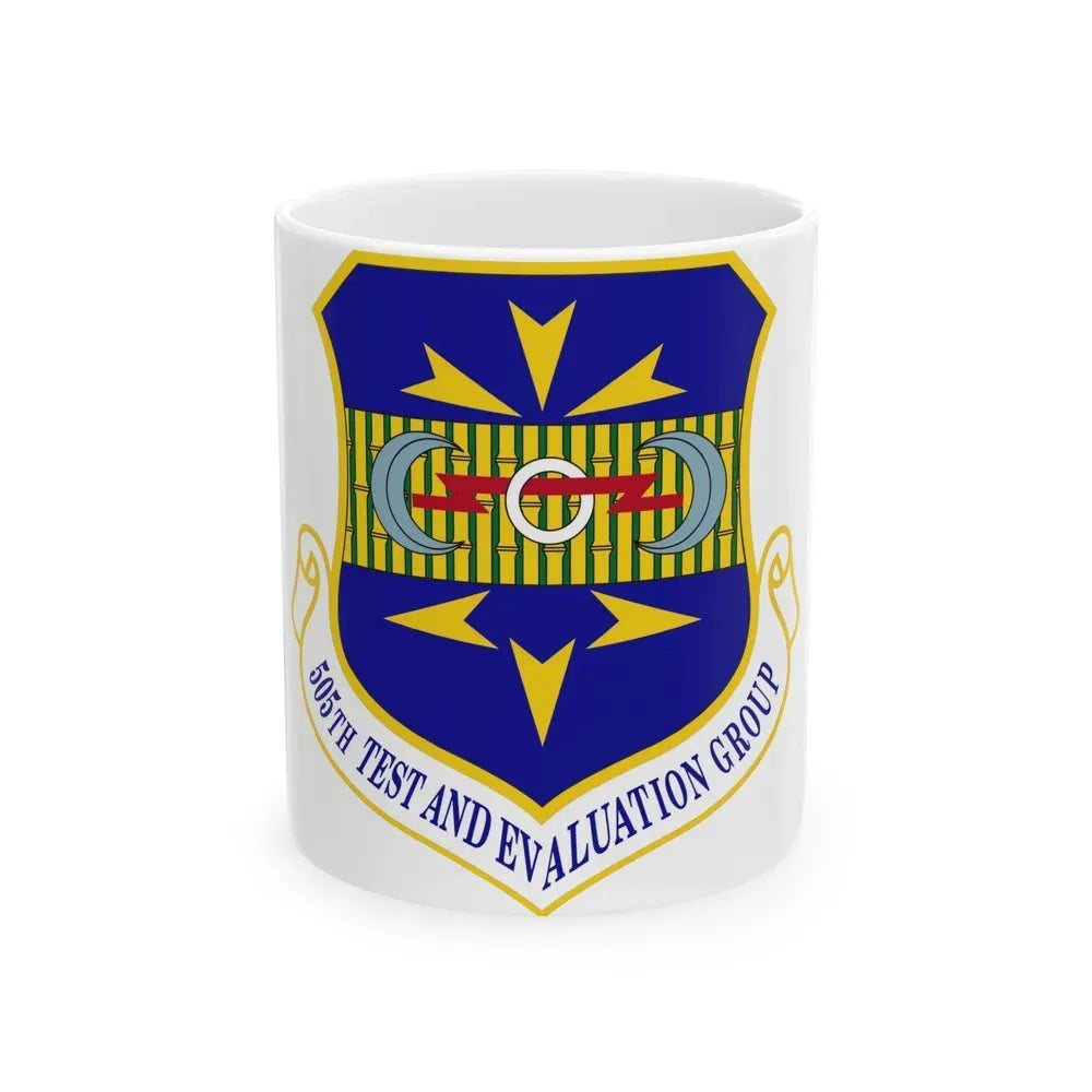505th Test and Evaluation Group (U.S. Air Force) White Coffee Mug 11oz - Go Mug Yourself