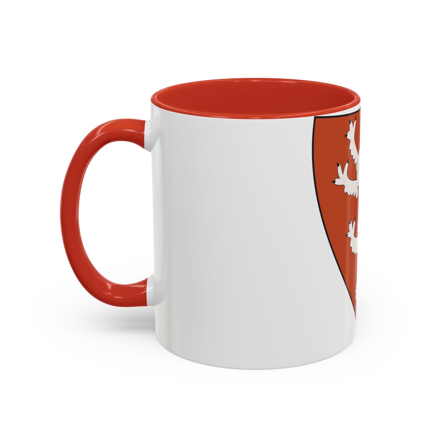 Lesser coat of arms of the Kingdom of Bohemia (Wenceslaus II of Bohemia) - Accent Coffee Mug