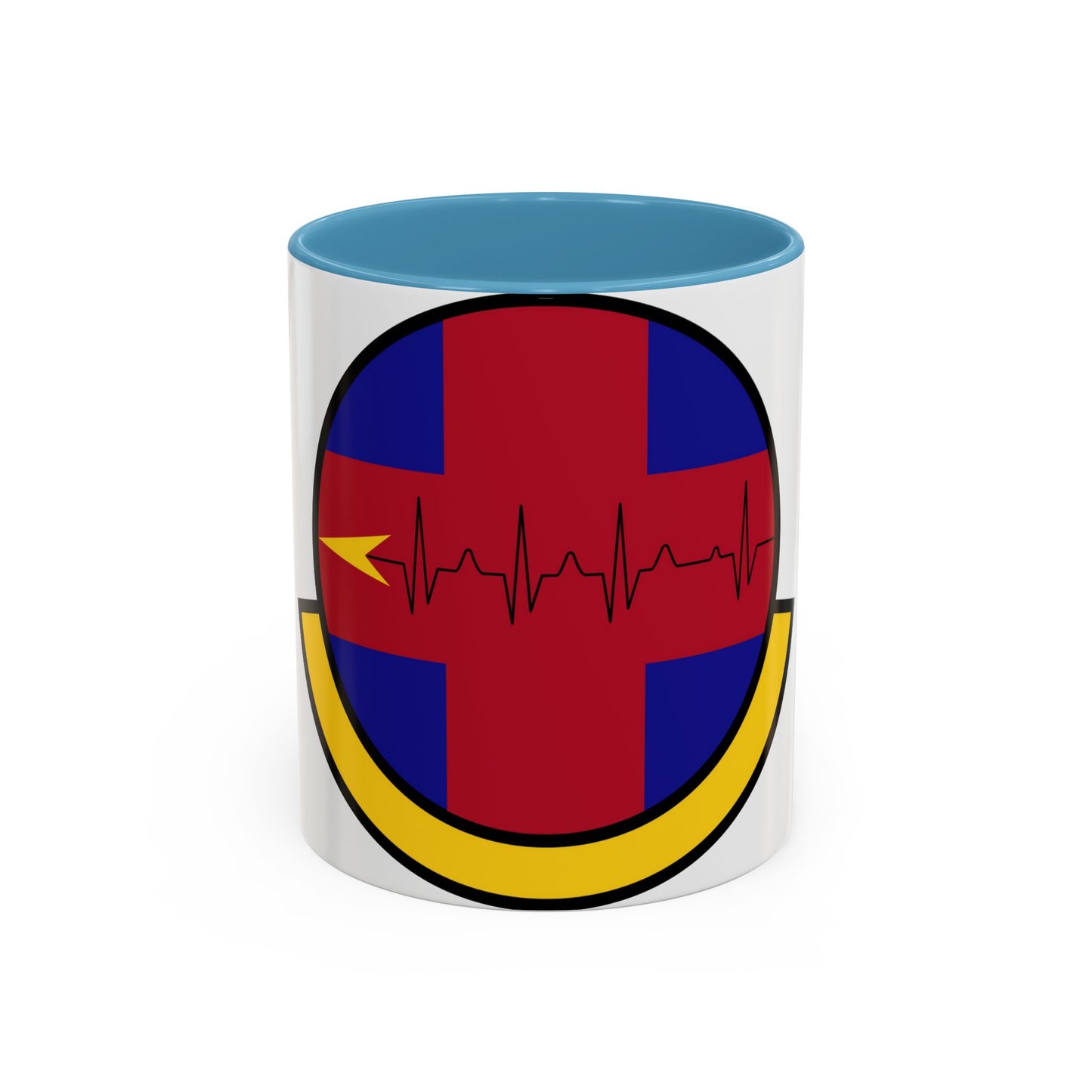375 Healthcare Operations Squadron AMC (U.S. Air Force) Accent Coffee Mug