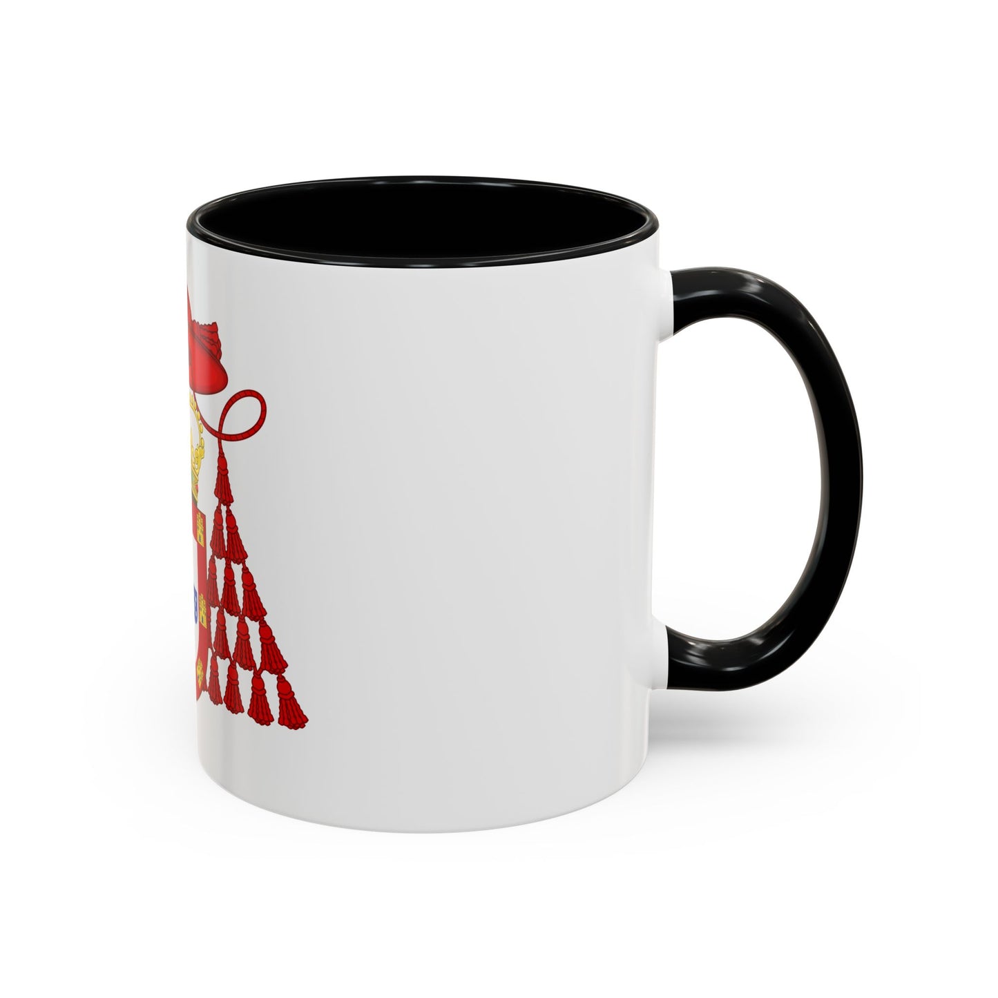 Ornamented Royal Coat of Arms of Cardinal Henry I of Portugal - Accent Coffee Mug