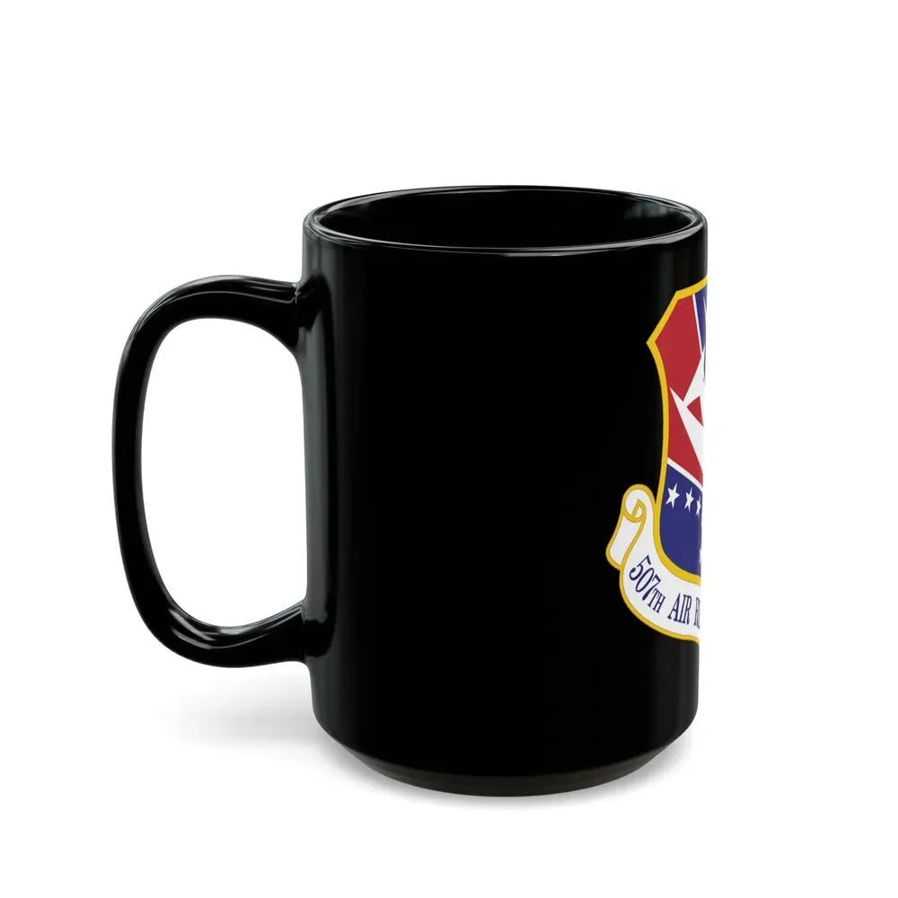 507th Air Refueling Wing (U.S. Air Force) Black Coffee Mug - Go Mug Yourself