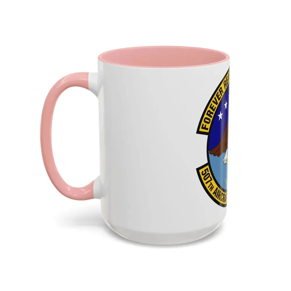 507th Aircraft Maintenance Squadron (U.S. Air Force) Accent Coffee Mug - Go Mug Yourself