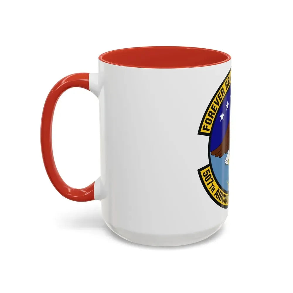 507th Aircraft Maintenance Squadron (U.S. Air Force) Accent Coffee Mug - Go Mug Yourself