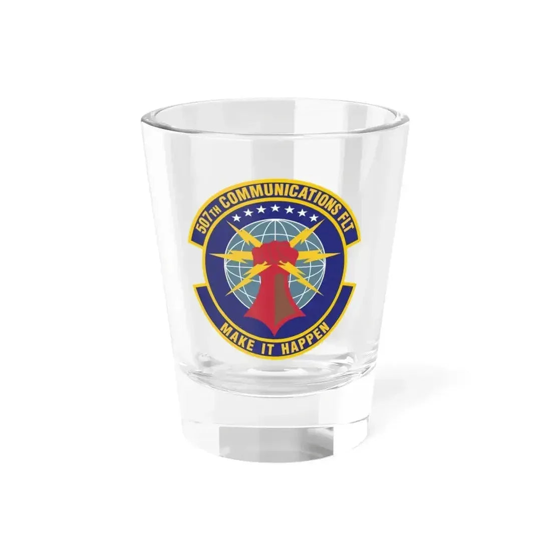 507th Communications Flight (U.S. Air Force) Shot Glass 1.5oz 1.5oz - Go Mug Yourself
