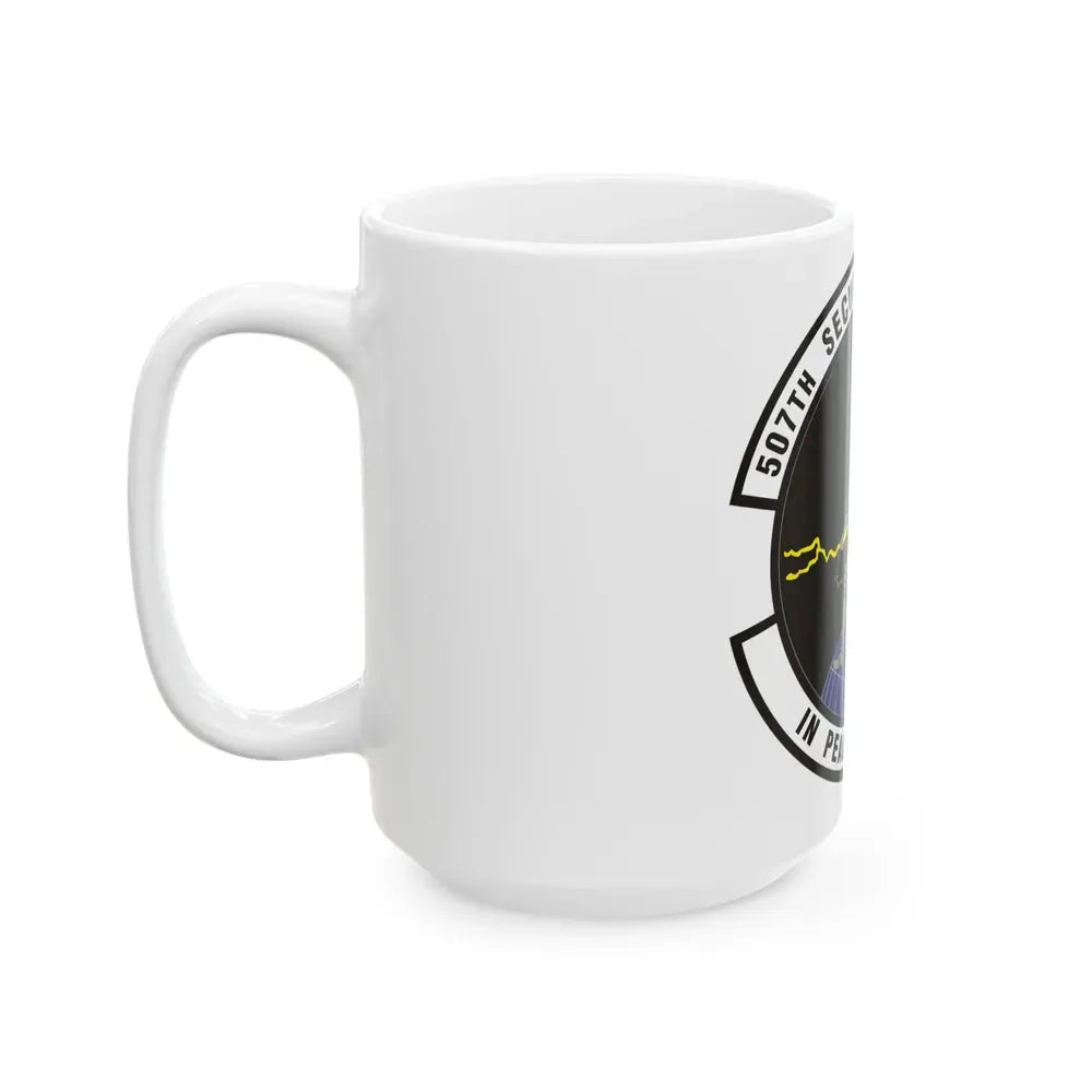 507th Security Forces Squadron (U.S. Air Force) White Coffee Mug - Go Mug Yourself