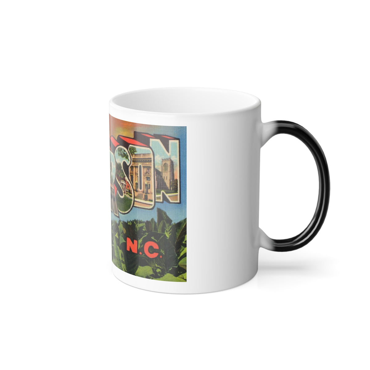 Greetings from Henderson N C (Greeting Postcards) Color Changing Mug 11oz