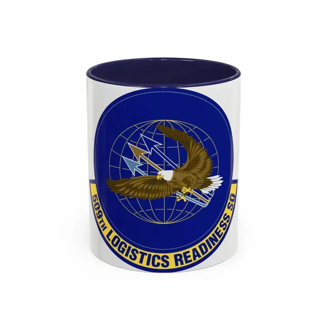 509th Logistics Readiness Squadron (U.S. Air Force) Accent Coffee Mug 11oz Navy - Go Mug Yourself