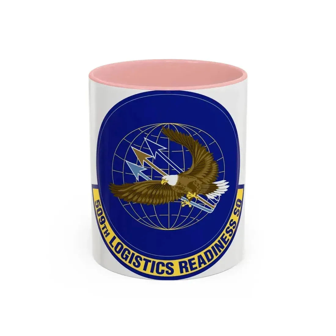 509th Logistics Readiness Squadron (U.S. Air Force) Accent Coffee Mug 11oz Pink - Go Mug Yourself