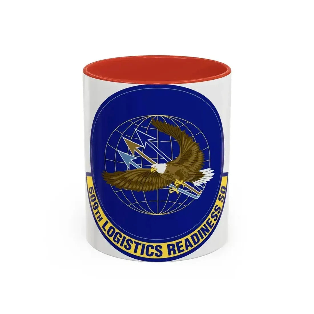 509th Logistics Readiness Squadron (U.S. Air Force) Accent Coffee Mug 11oz Red - Go Mug Yourself