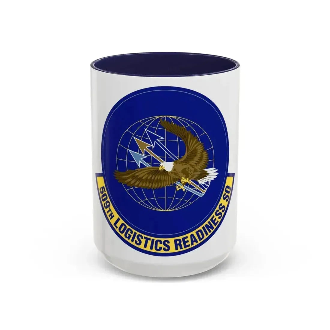 509th Logistics Readiness Squadron (U.S. Air Force) Accent Coffee Mug 15oz Navy - Go Mug Yourself