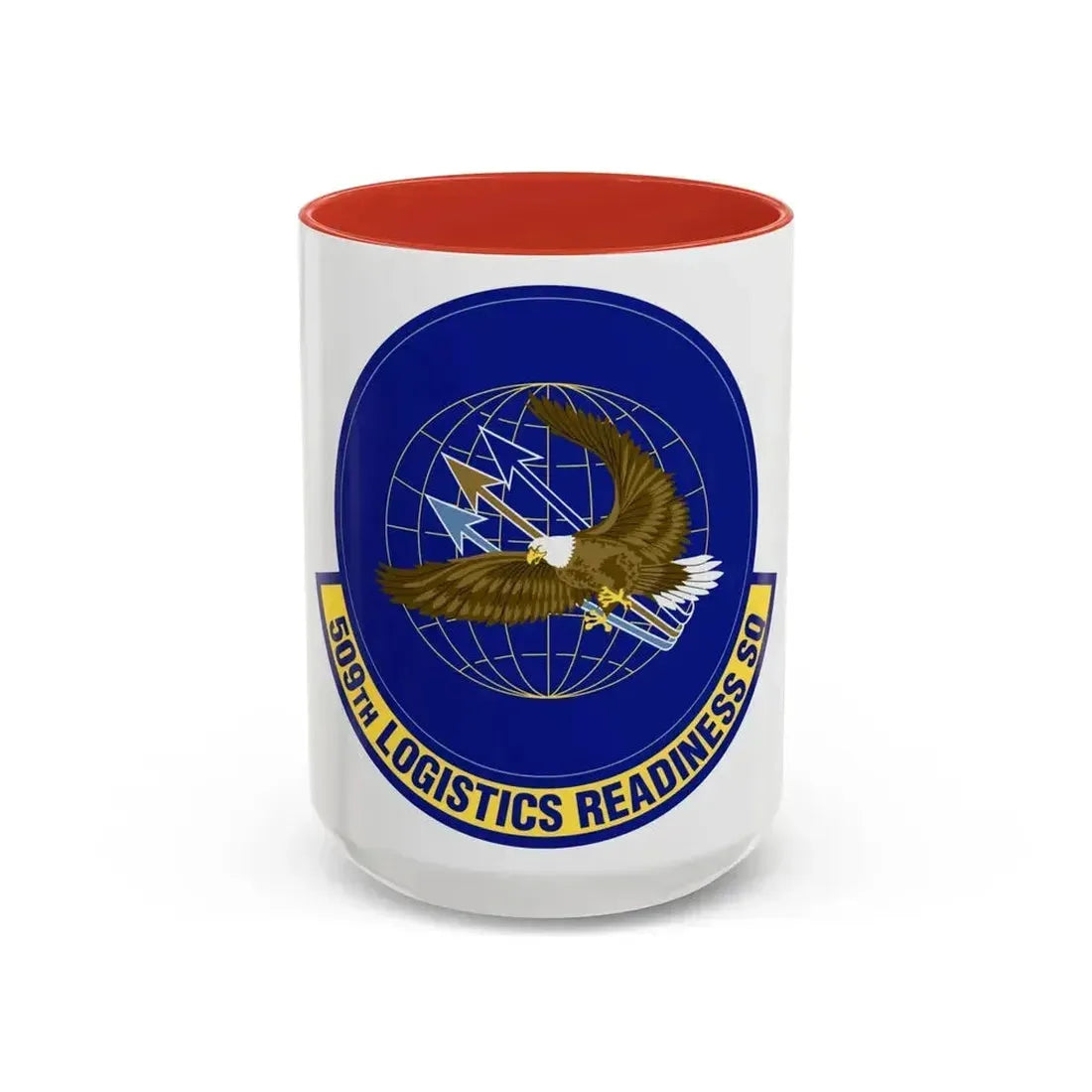 509th Logistics Readiness Squadron (U.S. Air Force) Accent Coffee Mug 15oz Red - Go Mug Yourself