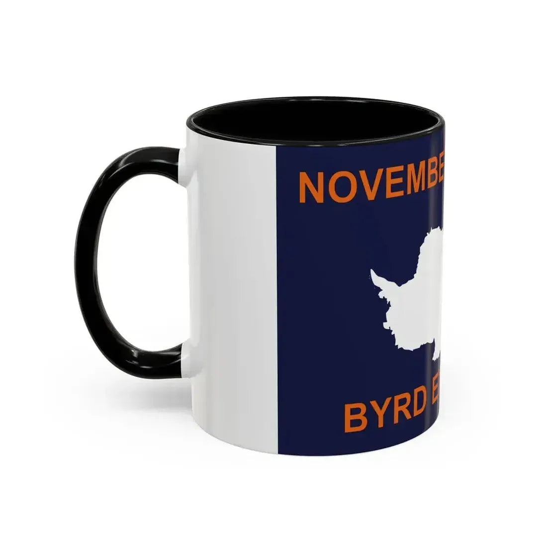 50th Anniversary Commemorative Flag of Byrd's First Antarctic Expedition - Accent Coffee Mug - Go Mug Yourself