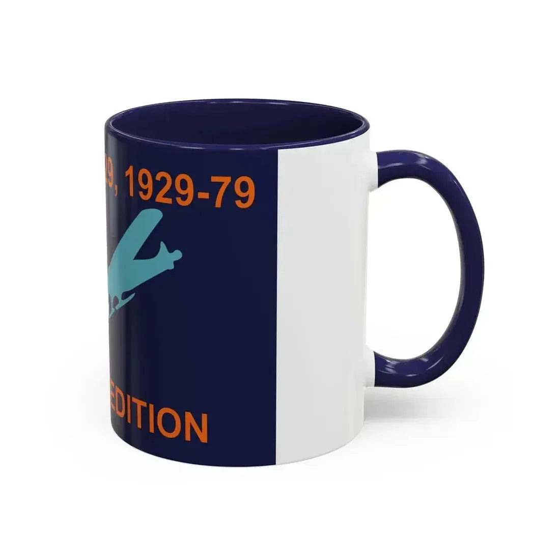 50th Anniversary Commemorative Flag of Byrd's First Antarctic Expedition - Accent Coffee Mug - Go Mug Yourself