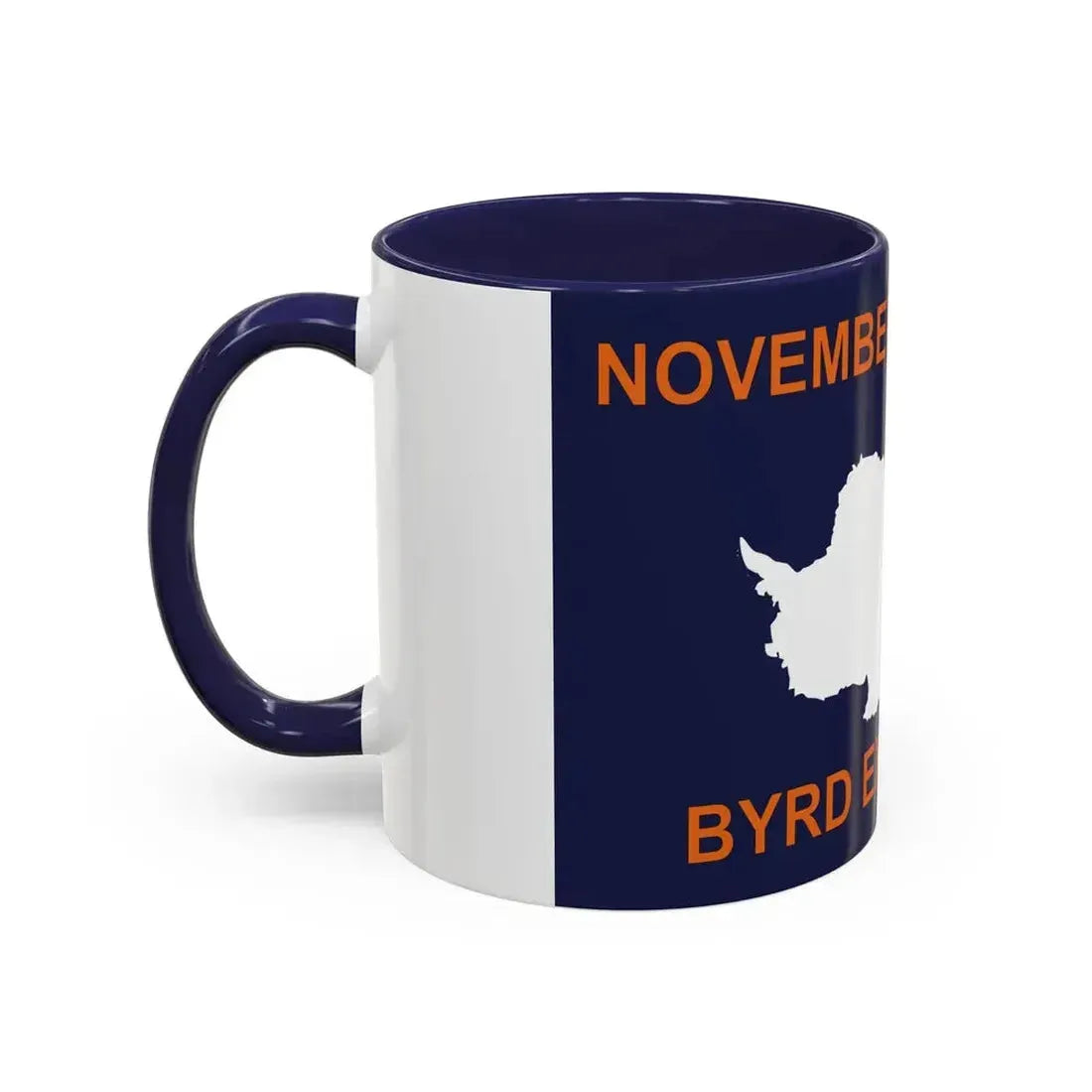 50th Anniversary Commemorative Flag of Byrd's First Antarctic Expedition - Accent Coffee Mug - Go Mug Yourself