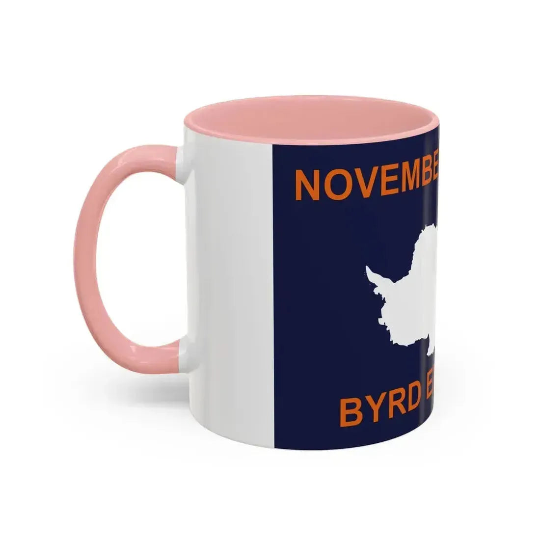 50th Anniversary Commemorative Flag of Byrd's First Antarctic Expedition - Accent Coffee Mug - Go Mug Yourself