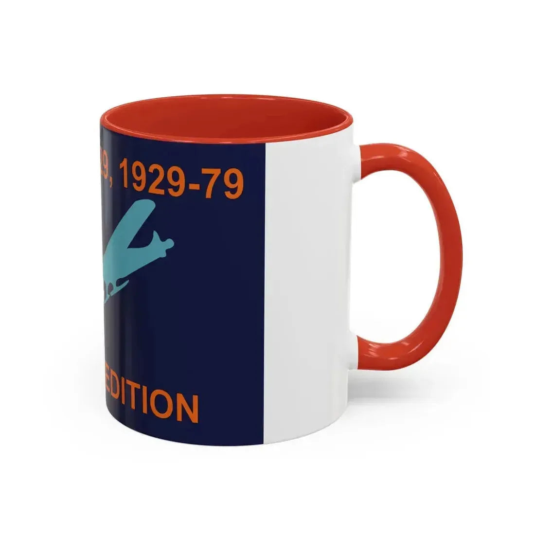 50th Anniversary Commemorative Flag of Byrd's First Antarctic Expedition - Accent Coffee Mug - Go Mug Yourself