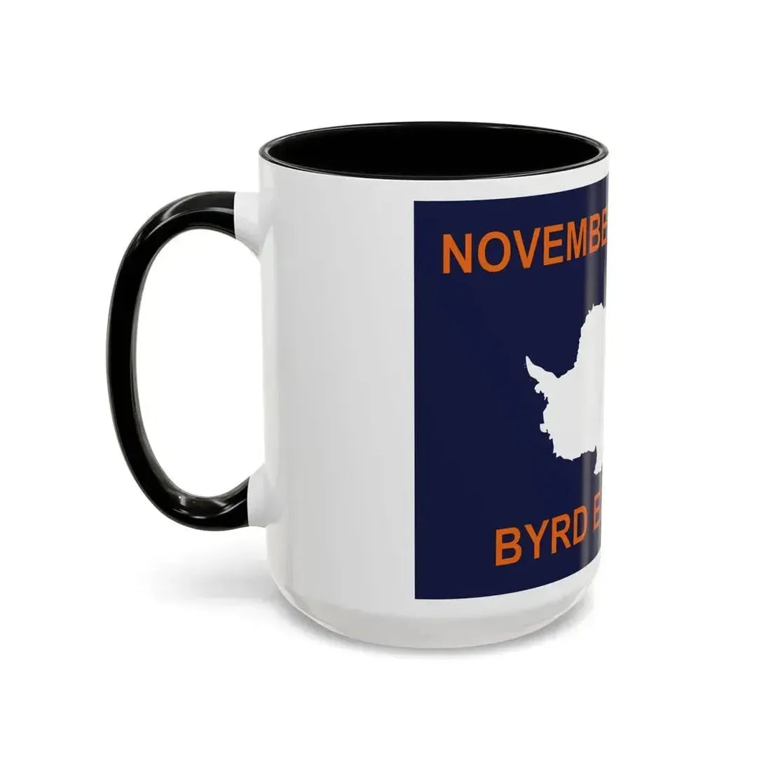 50th Anniversary Commemorative Flag of Byrd's First Antarctic Expedition - Accent Coffee Mug - Go Mug Yourself