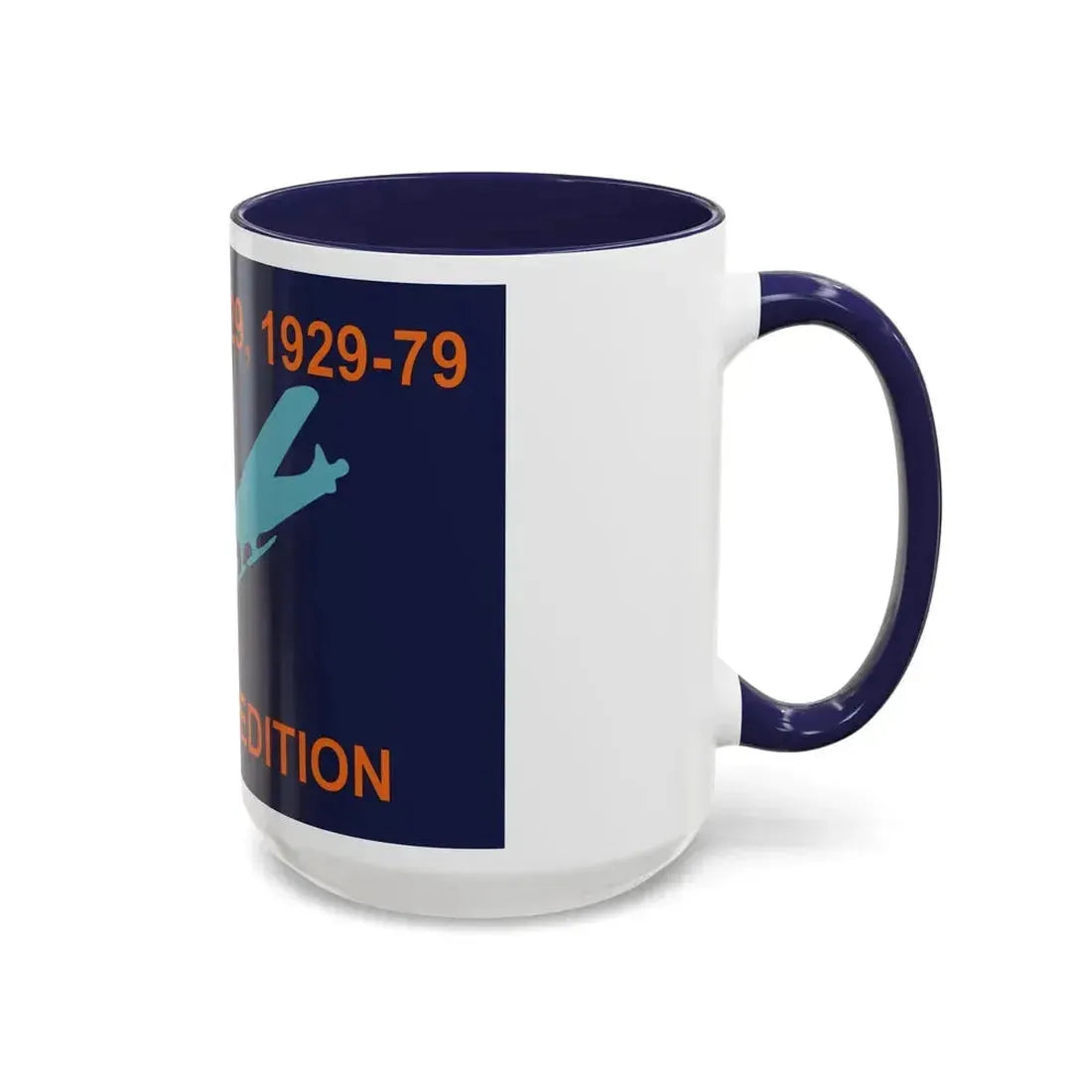 50th Anniversary Commemorative Flag of Byrd's First Antarctic Expedition - Accent Coffee Mug - Go Mug Yourself