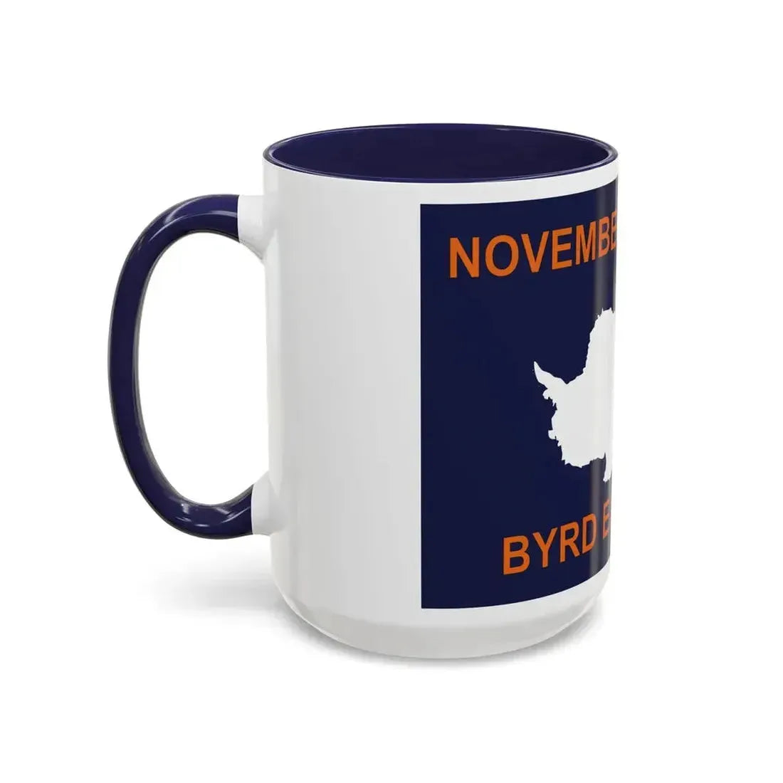 50th Anniversary Commemorative Flag of Byrd's First Antarctic Expedition - Accent Coffee Mug - Go Mug Yourself
