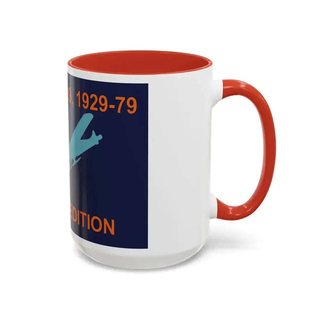 50th Anniversary Commemorative Flag of Byrd's First Antarctic Expedition - Accent Coffee Mug - Go Mug Yourself
