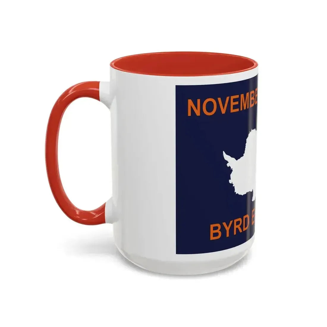 50th Anniversary Commemorative Flag of Byrd's First Antarctic Expedition - Accent Coffee Mug - Go Mug Yourself