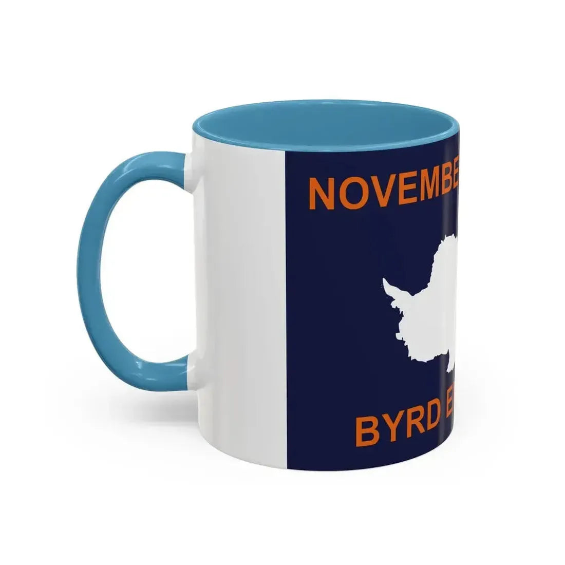 50th Anniversary Commemorative Flag of Byrd's First Antarctic Expedition - Accent Coffee Mug - Go Mug Yourself