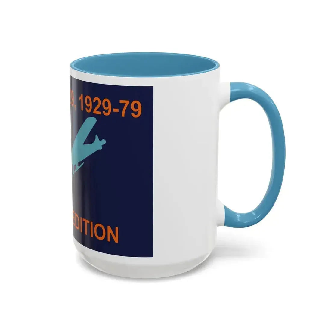 50th Anniversary Commemorative Flag of Byrd's First Antarctic Expedition - Accent Coffee Mug - Go Mug Yourself