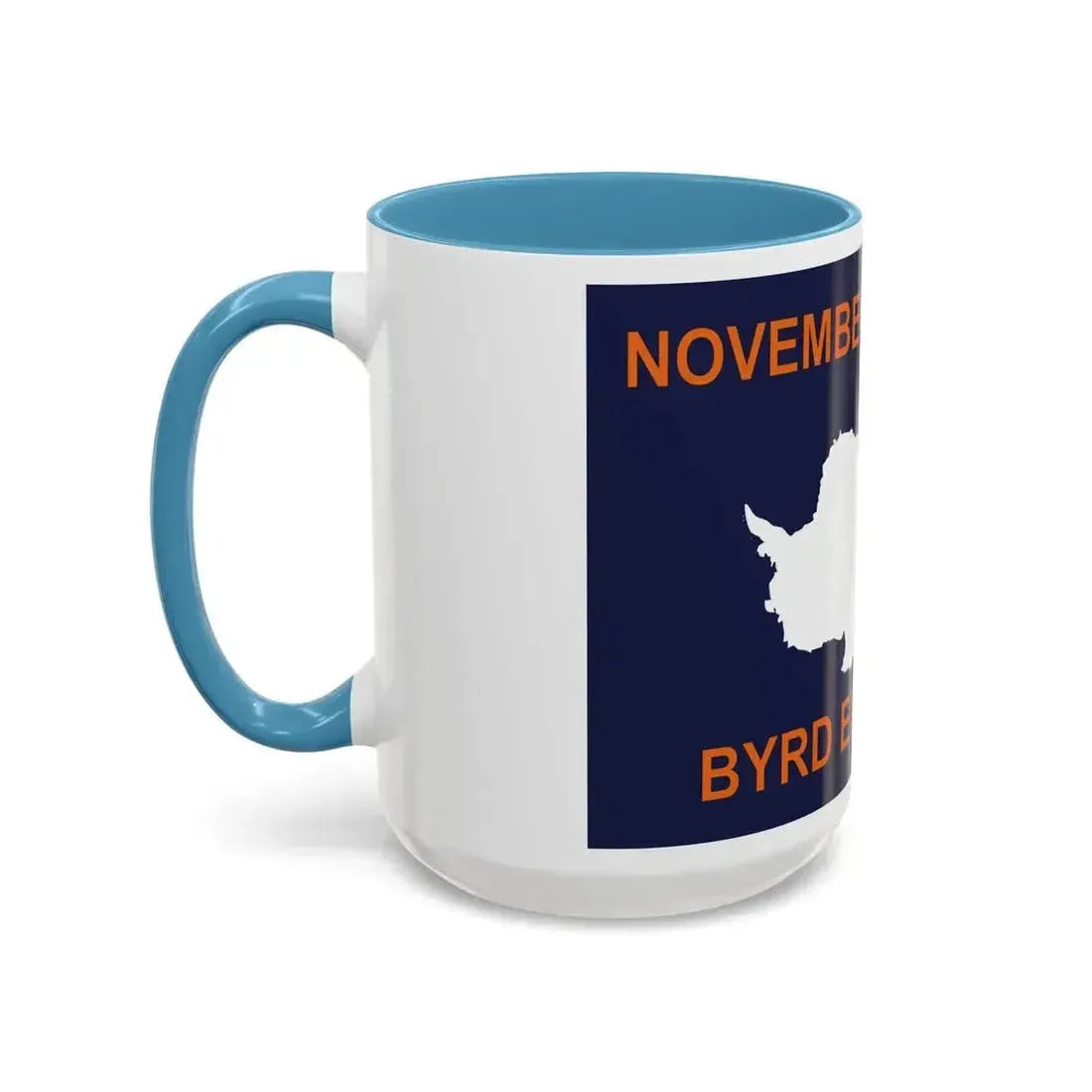 50th Anniversary Commemorative Flag of Byrd's First Antarctic Expedition - Accent Coffee Mug - Go Mug Yourself