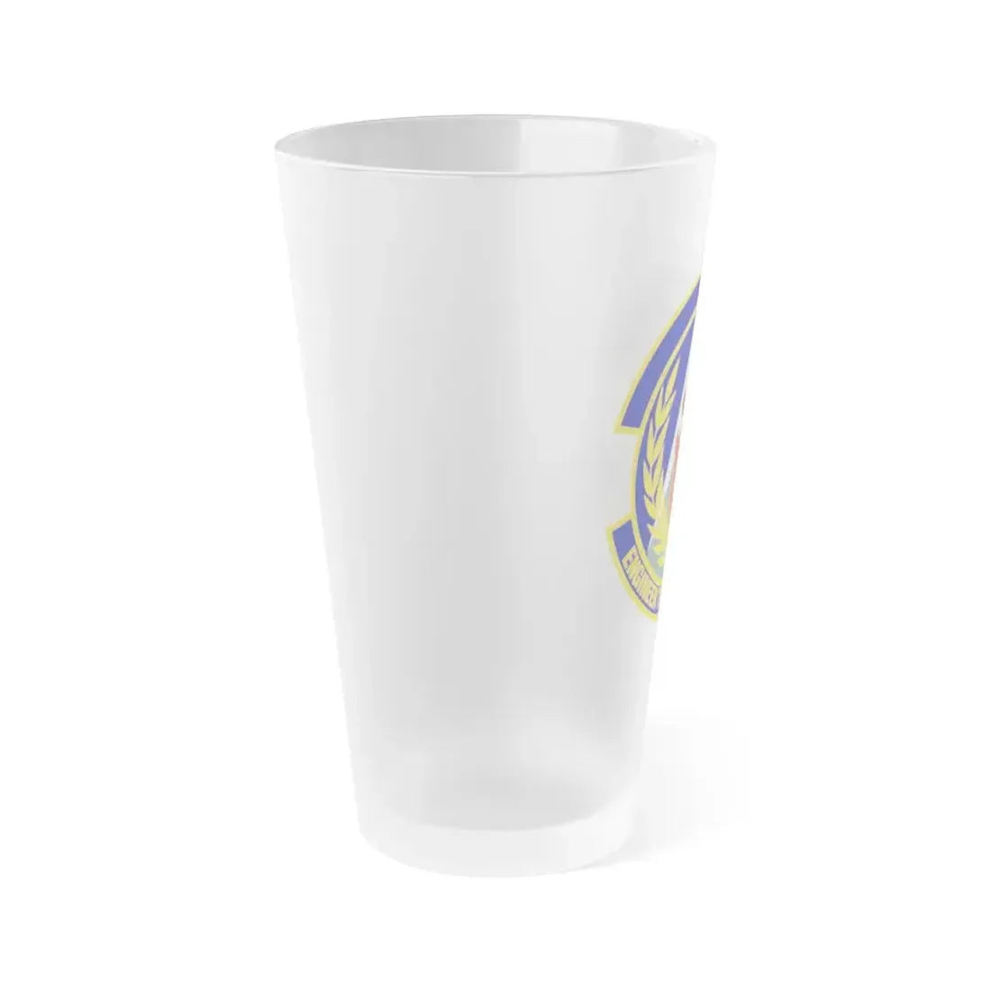 50th Civil Engineer Squadron (U.S. Air Force) Frosted Pint Glass 16oz - Go Mug Yourself