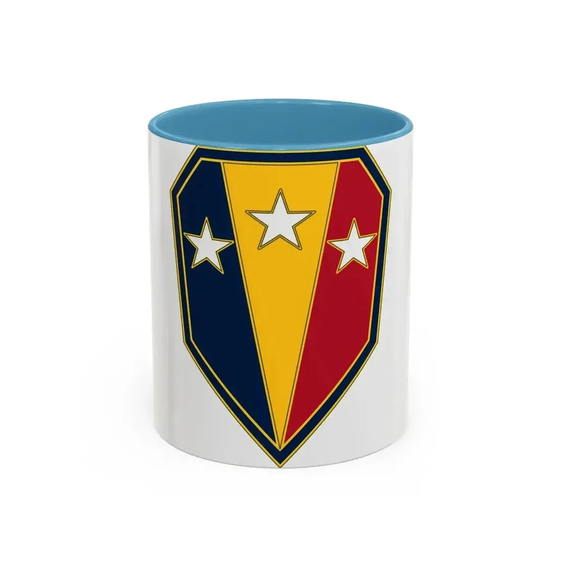 50TH INFANTRY BRIGADE COMBAT TEAM (U.S. Army) Accent Coffee Mug 11oz Light Blue - Go Mug Yourself