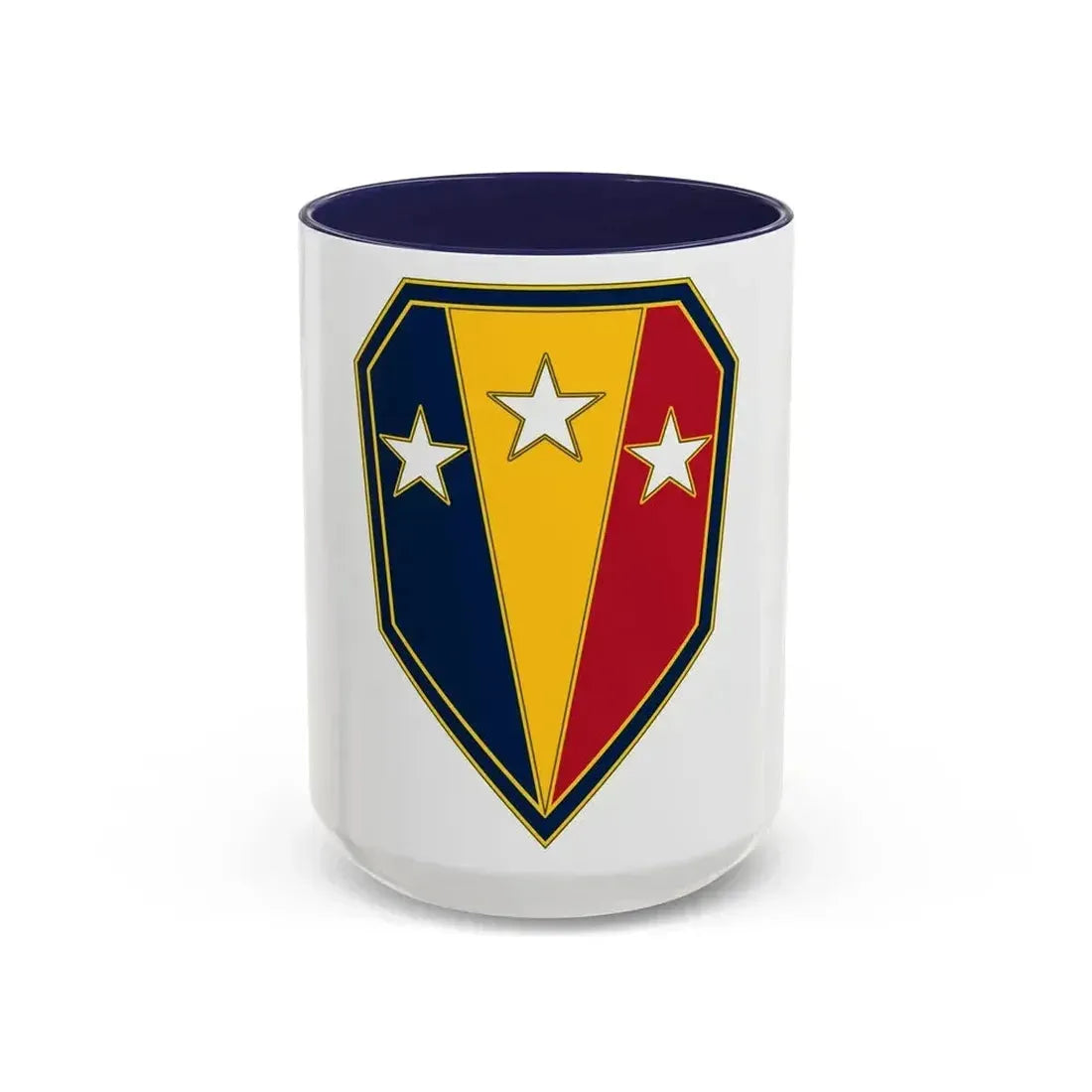 50TH INFANTRY BRIGADE COMBAT TEAM (U.S. Army) Accent Coffee Mug 15oz Navy - Go Mug Yourself