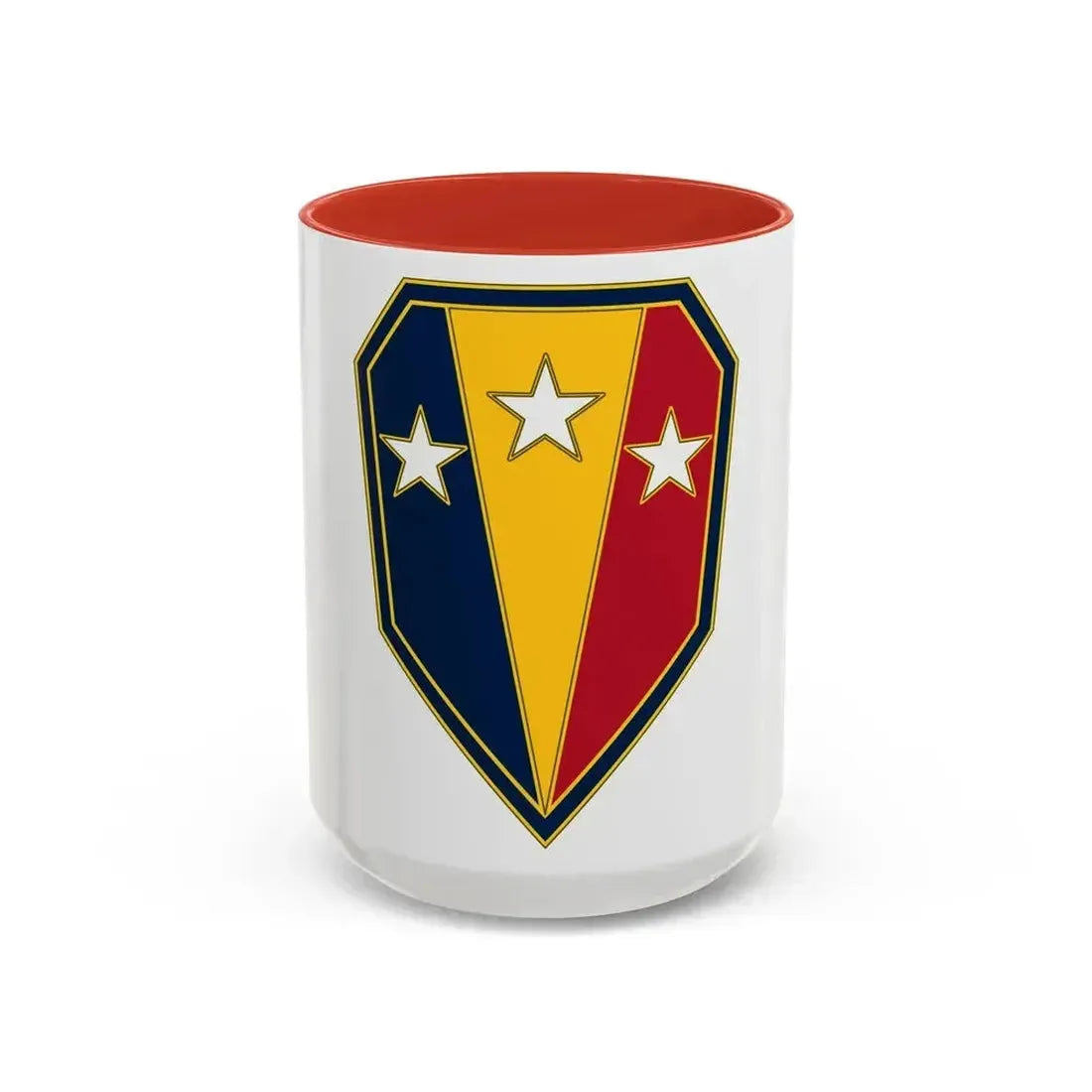 50TH INFANTRY BRIGADE COMBAT TEAM (U.S. Army) Accent Coffee Mug 15oz Red - Go Mug Yourself