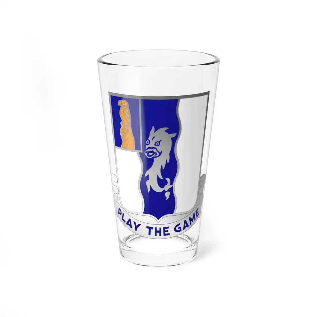 50th Infantry Regiment (U.S. Army) Pint Glass 16oz 16oz - Go Mug Yourself