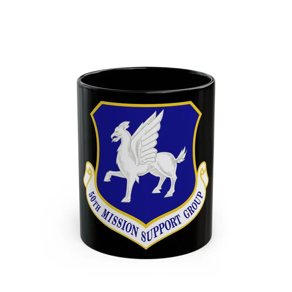 50th Mission Support Group (U.S. Air Force) Black Coffee Mug 11oz - Go Mug Yourself