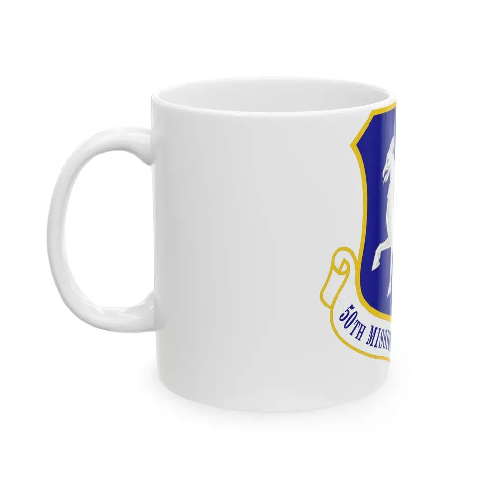 50th Mission Support Group (U.S. Air Force) White Coffee Mug - Go Mug Yourself