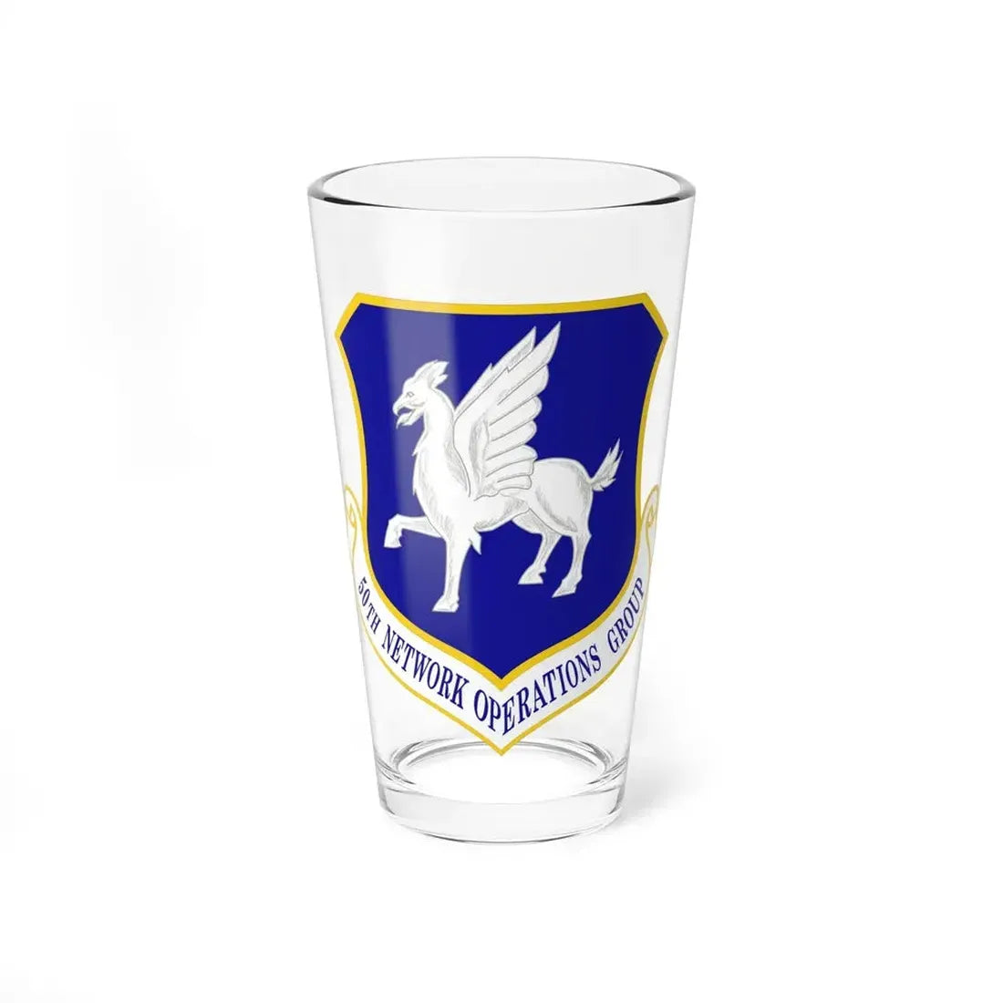 50th Network Operations Group (U.S. Air Force) Pint Glass 16oz 16oz - Go Mug Yourself