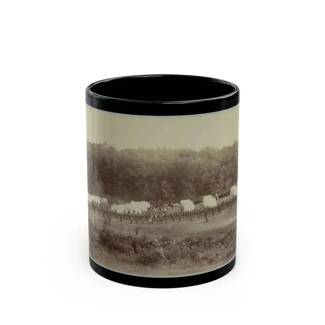 50th Pennsylvania Infantry, Gettysburg, Pa., July, 1865 (U.S. Civil War) Black Coffee Mug 11oz - Go Mug Yourself