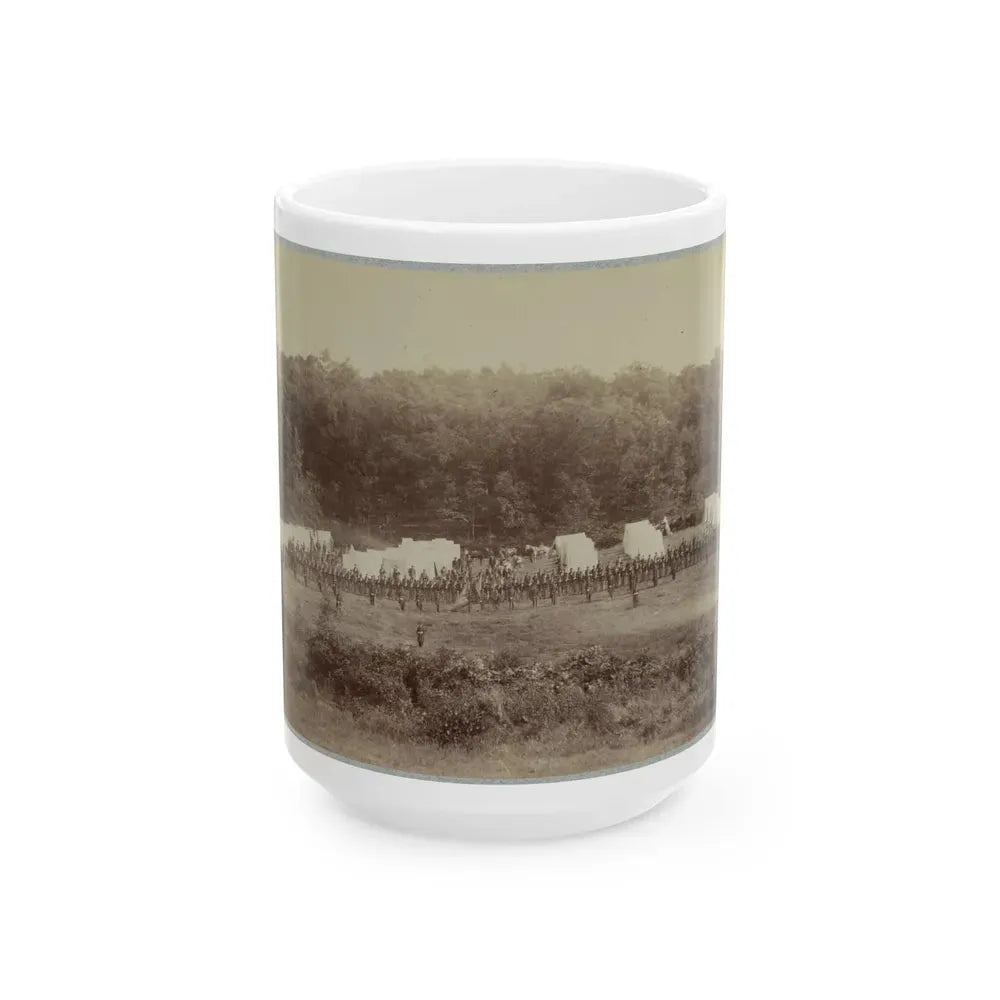 50th Pennsylvania Infantry, Gettysburg, Pa., July, 1865 (U.S. Civil War) White Coffee Mug 15oz - Go Mug Yourself