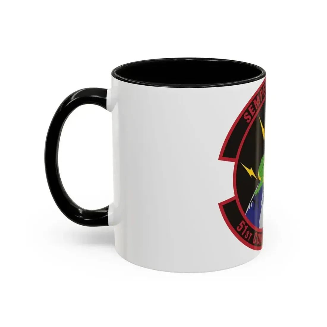 51 Combat Communications Squadron ACC (U.S. Air Force) Accent Coffee Mug - Go Mug Yourself