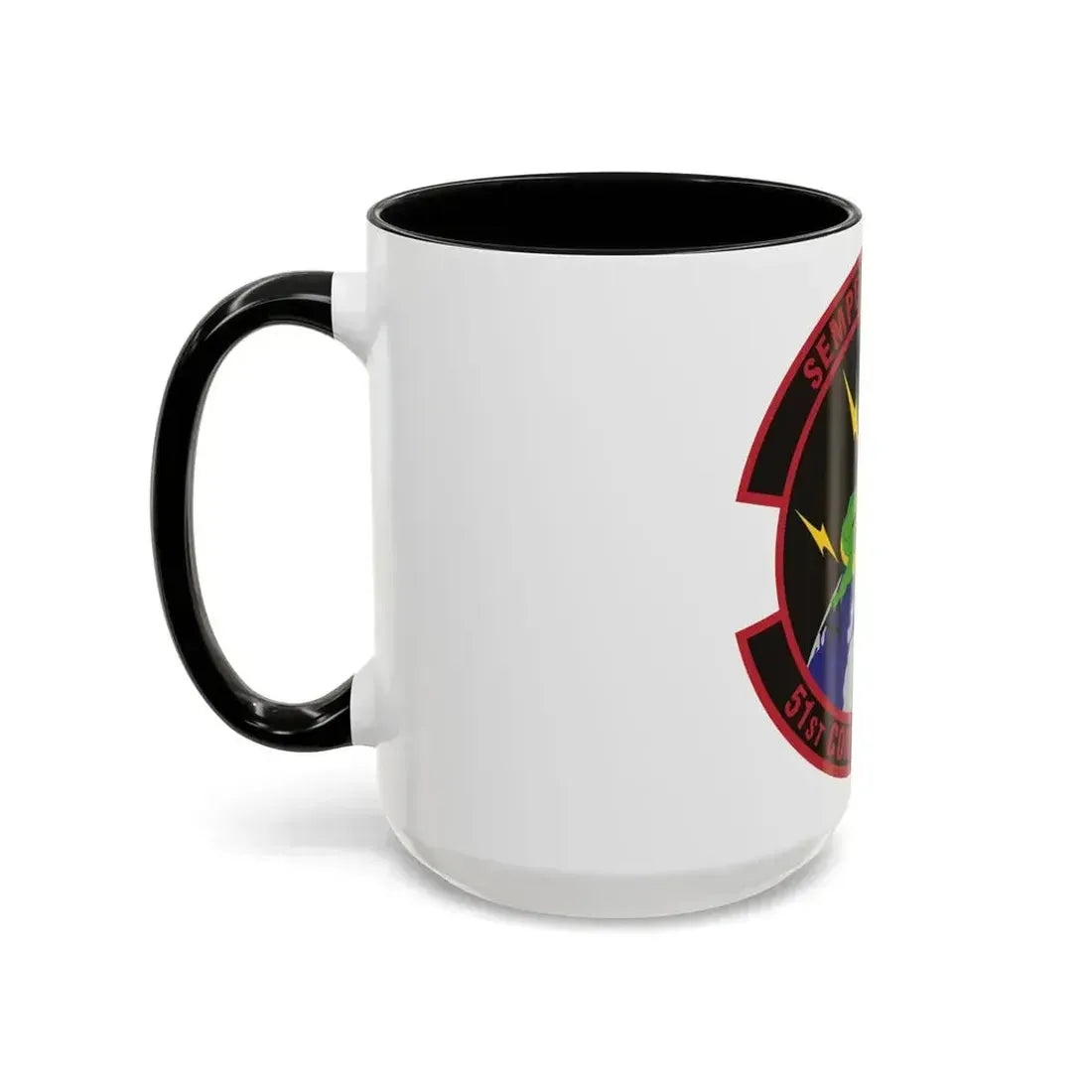 51 Combat Communications Squadron ACC (U.S. Air Force) Accent Coffee Mug - Go Mug Yourself