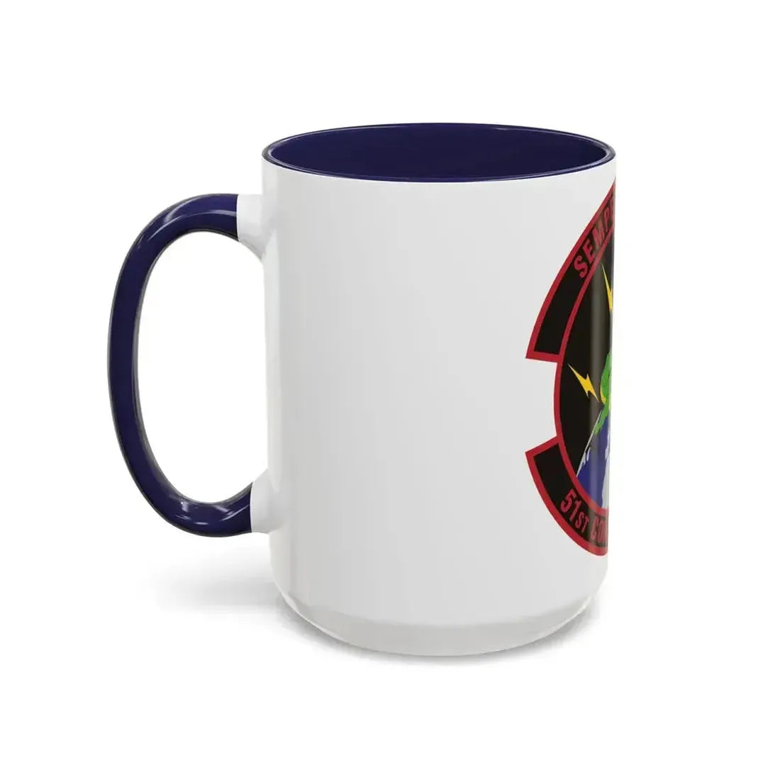 51 Combat Communications Squadron ACC (U.S. Air Force) Accent Coffee Mug - Go Mug Yourself