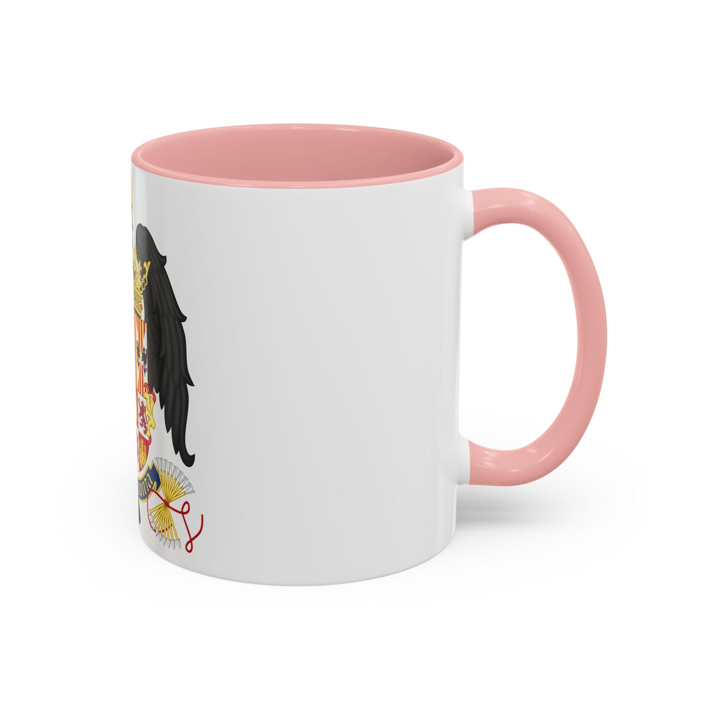 Coat of Arms of Queen Isabella of Castile (1492-1504) - Accent Coffee Mug