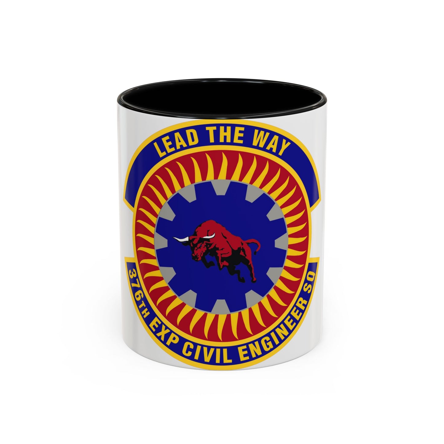 376th Expeditionary Civil Engineer Squadron (U.S. Air Force) Accent Coffee Mug