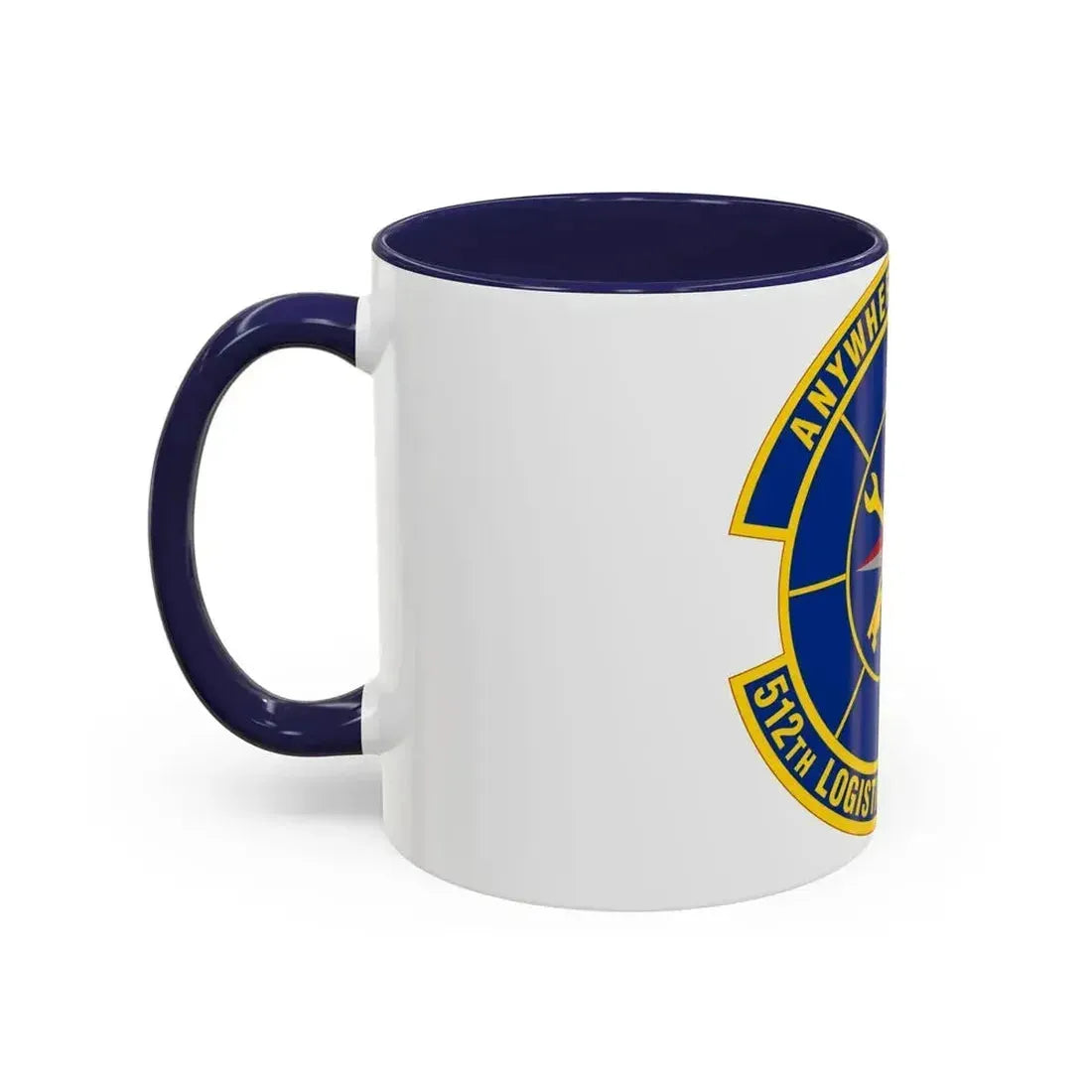 512 Logistics Readiness Squadron AFRC (U.S. Air Force) Accent Coffee Mug - Go Mug Yourself