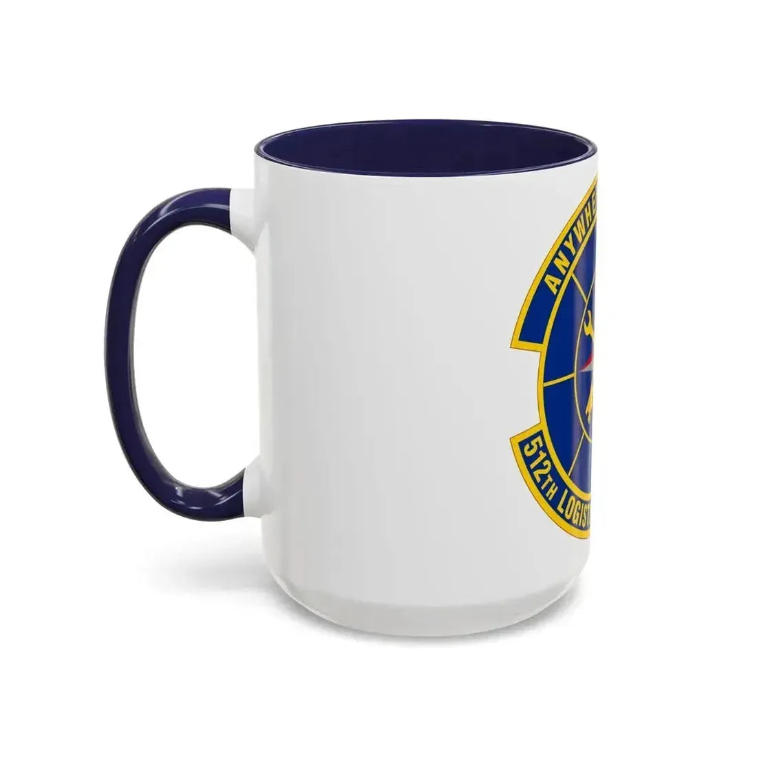 512 Logistics Readiness Squadron AFRC (U.S. Air Force) Accent Coffee Mug - Go Mug Yourself