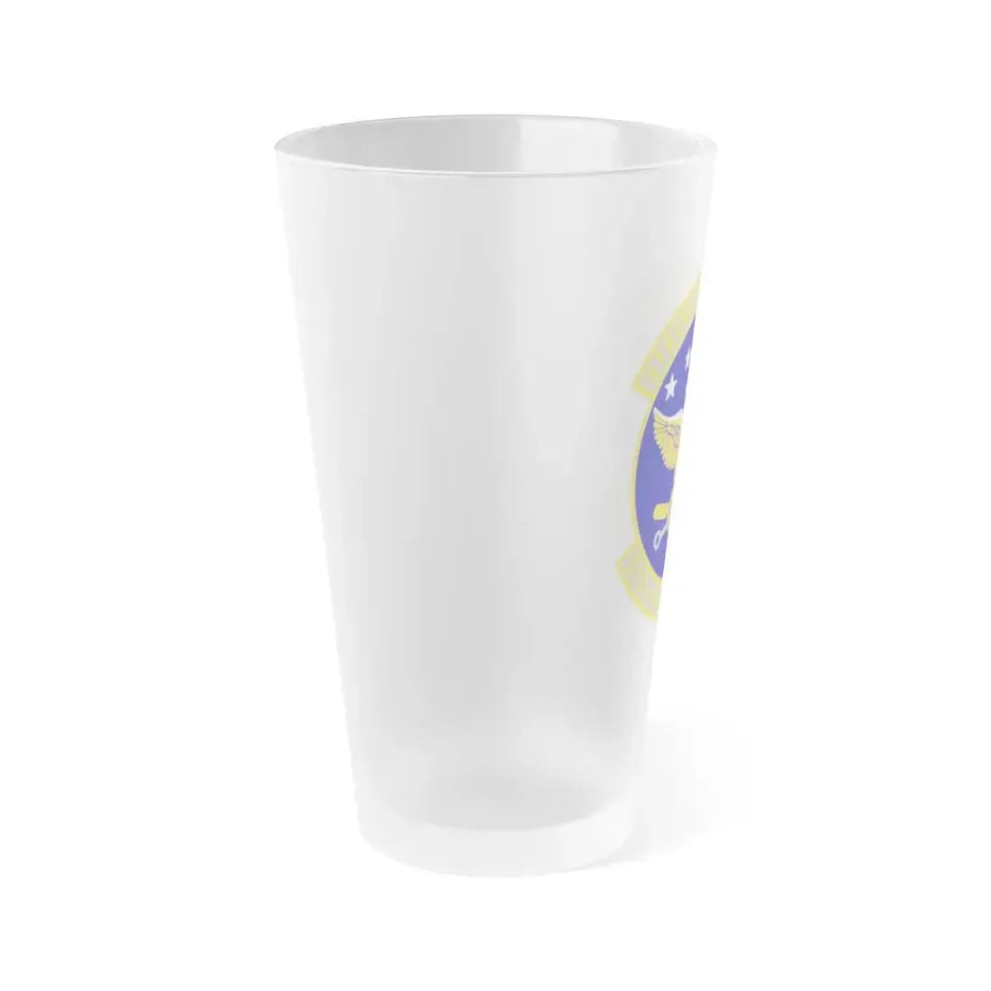 512th Maintenance Squadron (U.S. Air Force) Frosted Pint Glass 16oz - Go Mug Yourself