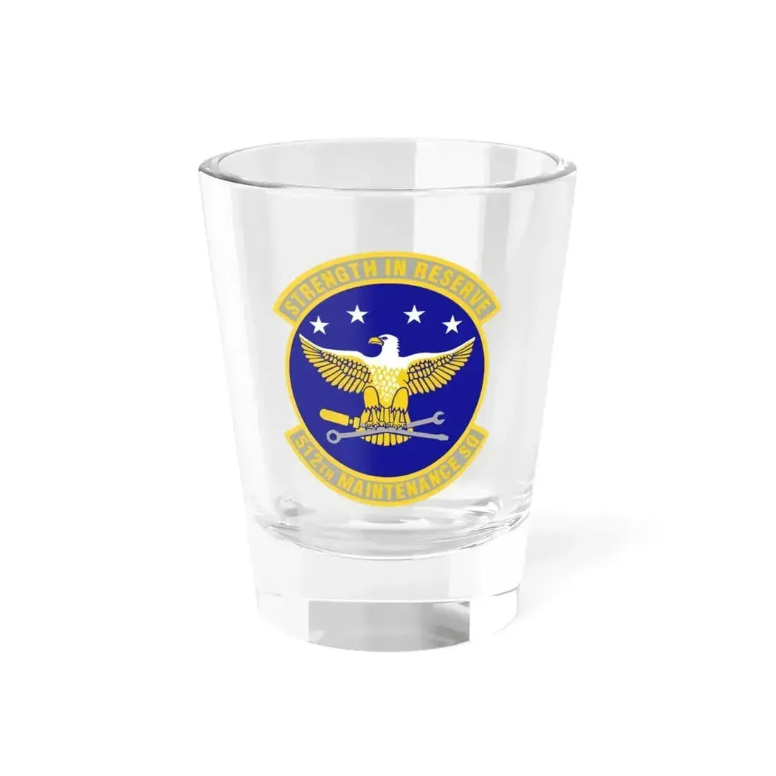 512th Maintenance Squadron (U.S. Air Force) Shot Glass 1.5oz 1.5oz - Go Mug Yourself