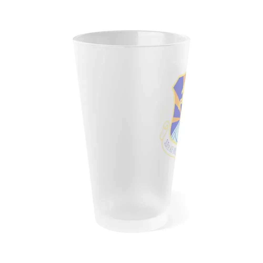 515 Air Mobility Operations Wing AMC (U.S. Air Force) Frosted Pint Glass 16oz - Go Mug Yourself